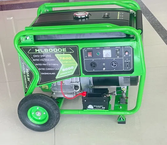 100% Copper Alternator Gasoline Powered Portable Generator 2kw to 8kw